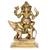 eCraftIndia Lord Ganesha sitting on Mushak Brass Handcrafted Idol