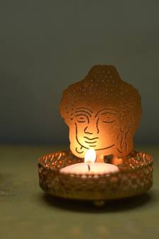 eCraftIndia Lord Buddha Tea Light Holder