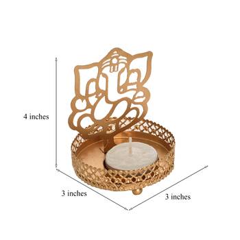 eCraftIndia Lord Ganesha Tea Light Holder 4