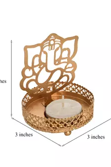 eCraftIndia Lord Ganesha Tea Light Holder