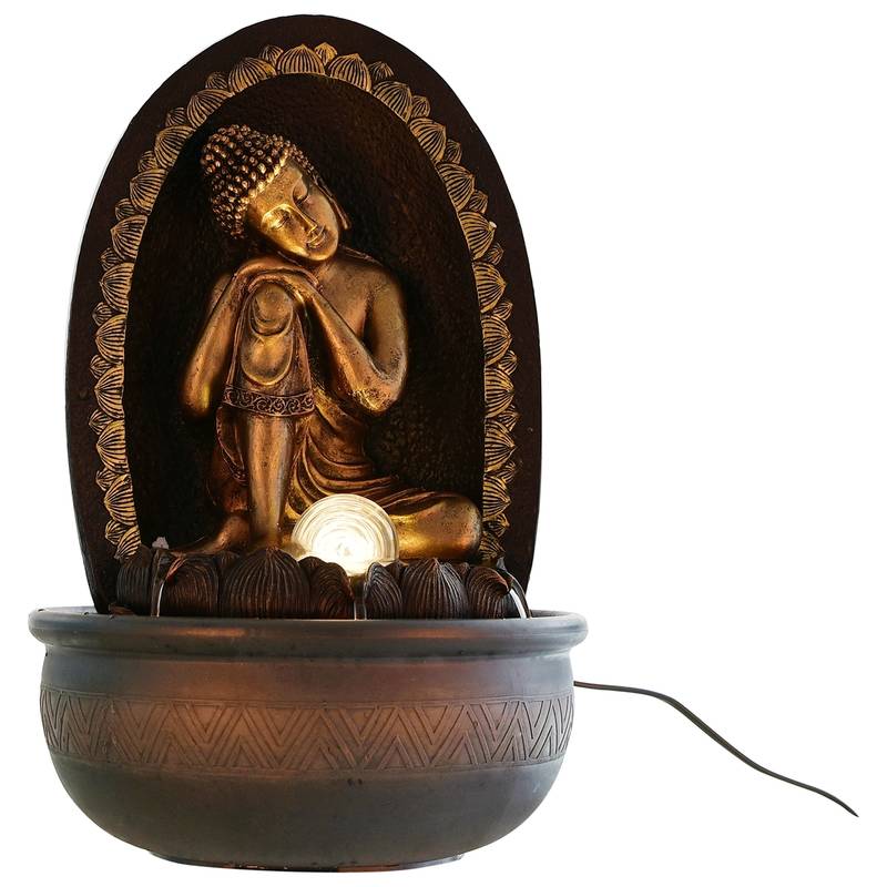 eCraftIndia Lord Buddha On Stones Water Fountain