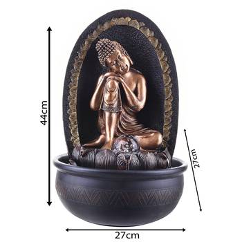 eCraftIndia Lord Buddha On Stones Water Fountain 2