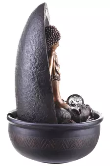 eCraftIndia Lord Buddha On Stones Water Fountain