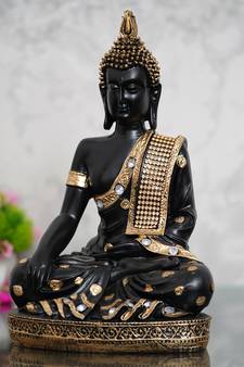 eCraftIndia Handcrafted Meditating Decorative Buddha