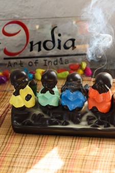 Handcrafted   4 Meditating Buddha For Home Decor| fice Decor| Christmas Decor| Diwali Decor| Vaastu Decor| Fengshui