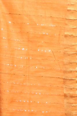 This is   Mustard Blended Silk soft saree with textured design from Charukriti 4