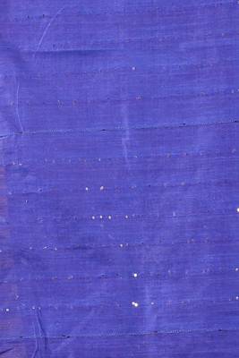 This is   Blue Blended Silk soft saree with strips from Charukriti 4