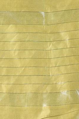 This is   Olive Green Blended Silk saree with temple border from Charukriti 4