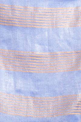 This is   Light Blue Tissue soft saree with polka dots from Charukriti 4