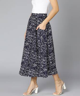 Bluezy floral print elasticated women skirt 4