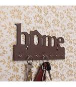 eCraftIndia Home Theme Wooden Key Holder with 7 Hooks
