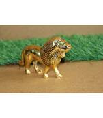 Salvus  Antique Handmade Metal Lion Figurine Statue Showpiece for Home  Office  Table Decor (3.5x2.5 inch)