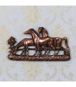 eCraftIndia Set of 3 Horses Decorative Wall Hanging