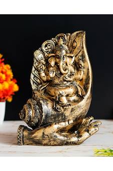 Brown Lord Ganesha Sculpture