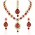 Marvellous Gold Plated Australian Diamond Stone  Necklace Set