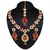 Marvellous Gold Plated Australian Diamond Stone  Necklace Set