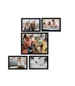 eCraftIndia Memory Wall Collage Photo Frame - Set of 5 Photo Frames for 4 Photos of 5"x7", 1 Photos of 8"x10"