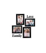India Memory Wall Collage Photo Frame  Set of 4 Photo Frames for 4 Photos of 57, 1 Piece of LOVE, 1 Piece of FAMILY