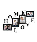 India Memory Wall Collage Photo Frame  Set of 4 Photo Frames for 4 Photos of 46, 1 piece of HOME, 1 piece of LOVE