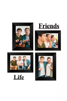 Memory Wall  Photo Frame    4 Photo Frames for 2 Photos  57 2 Photos  46 1 Piece  FRIENDS 1 Piece  LIFE