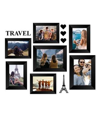 Memory Wall  Photo Frame    7 Photo Frames for 5 Photos  46 2 Photos  57 1 Piece  TRAVEL 1 Piece  EIFFEL TOWER 2