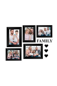 Memory Wall  Photo Frame    5 Photo Frames for 3 Photos  46 2 Photos  57 1 Piece  FAMILY 3 Pieces  HEARTS