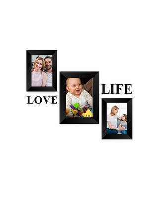 Memory Wall  Photo Frame    3 Photo Frames for 2 Photos  46 1 Photos  57 1 Piece  LOVE 1 Piece  LIFE 1