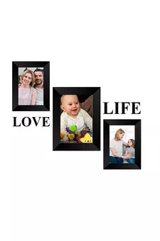 Memory Wall  Photo Frame    3 Photo Frames for 2 Photos  46 1 Photos  57 1 Piece  LOVE 1 Piece  LIFE