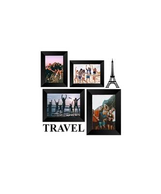Memory Wall  Photo Frame    4 Photo Frames for 2 Photos  46 2 Photos  57 1 Piece  TRAVEL 1 Piece  EIFFEL TOWER 1