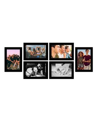 eCraftIndia Memory Wall Collage Photo Frame - Set of 6 Photo Frames for 6 Photos of 5"x7" 1