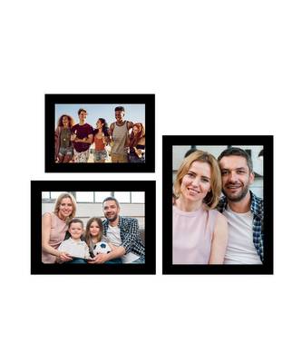 India Memory Wall Collage Photo Frame  Set of 3 Photo Frames for 1 Photo of 57, 1 Photo of 68 and 1 Photo of 810 1