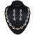Stylish Rhodium Plated Australian Diamond Stone  Necklace Set