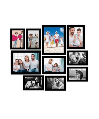 India Memory Wall Collage Photo Frame  Set of 10 Photo Frames for 6 Photos of 57, 2 Photos of 68 and 2 Photos of 810 1