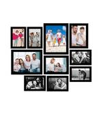 India Memory Wall Collage Photo Frame  Set of 10 Photo Frames for 6 Photos of 57, 2 Photos of 68 and 2 Photos of 810