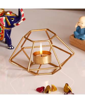 eCraftIndia Decorative Handcrafted Metal Tea Light Holder 1