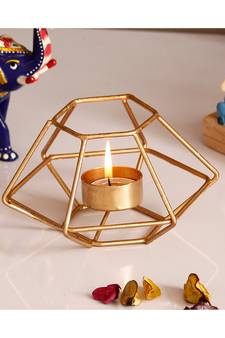 eCraftIndia Decorative Handcrafted Metal Tea Light Holder
