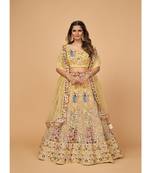 Peacock work lehenga choli set