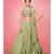 Olive Green Crush Base Designer Lehenga Choli with Dupatta