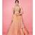 Orange Color Crush Base Fancy Lehenga Choli with Dupatta