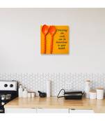 eCraftIndia "Criticising the cook can be hazardous to your health" Kitchen Theme Decorative Wooden Wall Hanging