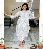 cotton-hand-block-print-white-pink-blue-kurta-set