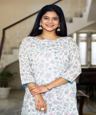 cotton-hand-block-print-white-pink-blue-kurta-set 4