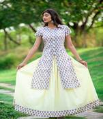 hand-block-print-yellow-blue-kurta-and-skirt-set
