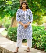 blue-and-white-hand-block-print-kurta-set