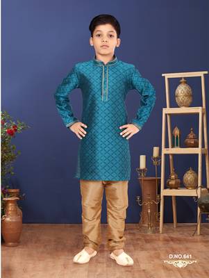 ue Color Blackberry Kurta Churidar Set 7