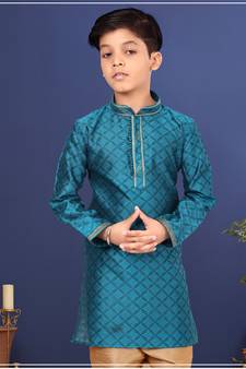 ue Color Blackberry Kurta Churidar Set