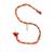 Letter I Name Rakhi Designs Personalized Alphabet Gold Plated Customized AD Pendant Raksha Bandhan