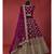 Wine Heavy Embroidered Soft Net Wedding Lehenga Choli