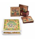 Buy Meenakari Dryfruit Box n Get Tea Coasters Free