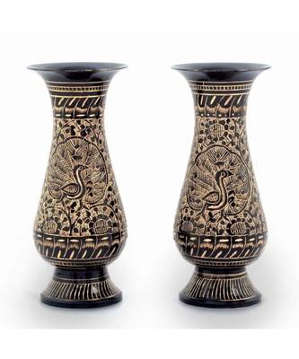 Flower Vase Pair Maharaja Table n 3 Cannons Combo 355 4